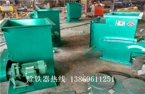 永磁管道除鐵器，湖南永磁管道除鐵器應(yīng)用 _遠(yuǎn)力廣東管道式粉料永磁除鐵器12000高斯_可定制工作原理_安裝示意圖 