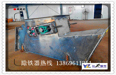 鋰電管道除鐵器，福建鋰電管道除鐵器_遠力福建鋰電管道除鐵器安裝示意圖型12000高斯_可定制工作原理 